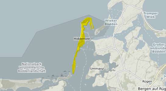 Immobilienpreisekarte Insel Hiddensee